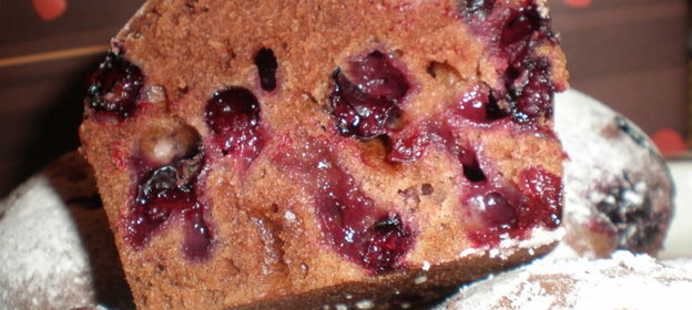 Шоколадные маффины со смородиной (постный вариант)