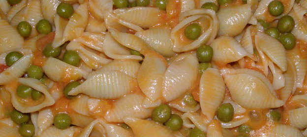 паста с горошком