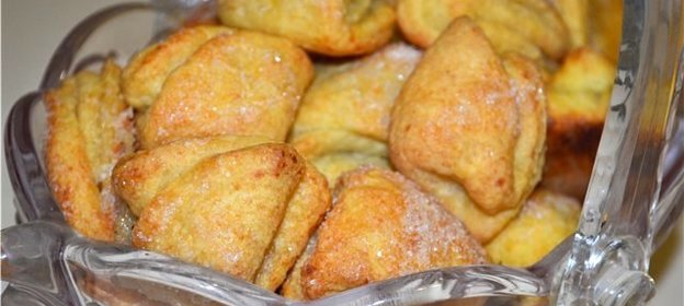 Печенье Ушки из творога