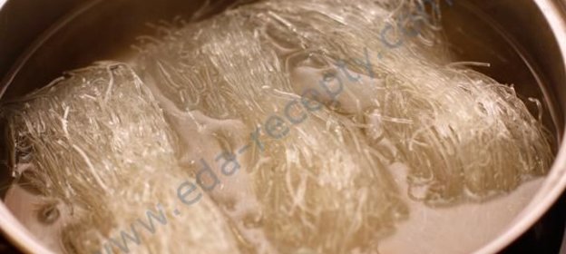 Стеклянная лапша с креветками