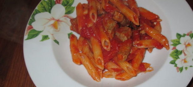 Паста с тунцом