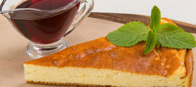 Диетическая творожная запеканка