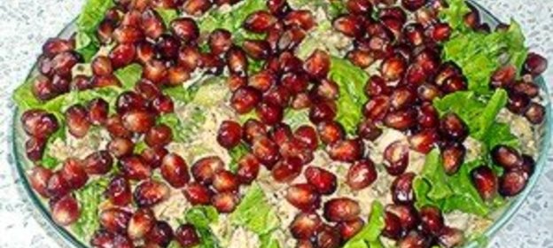 Фруктовый салат с курицей