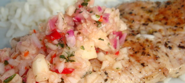 Яблочная сальса(Salsa)