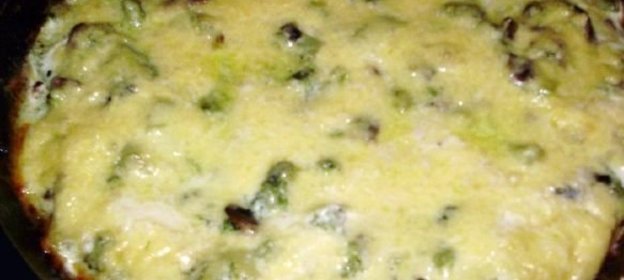 Запеканка грибная с брокколи