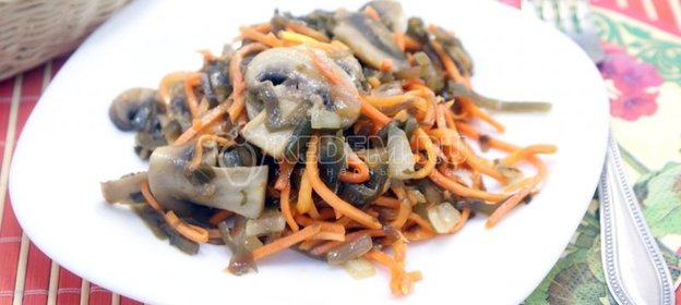 Салат «Постный острый»