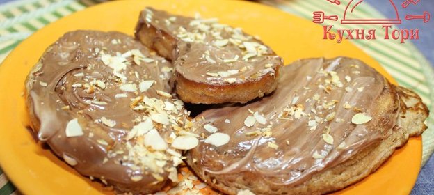 Французские тосты с шоколадной пастой. Видео