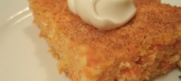 Запеканка из моркови с творогом