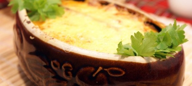 Запеканка с баклажанами