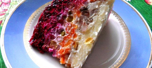 Заливная сельдь под шубой