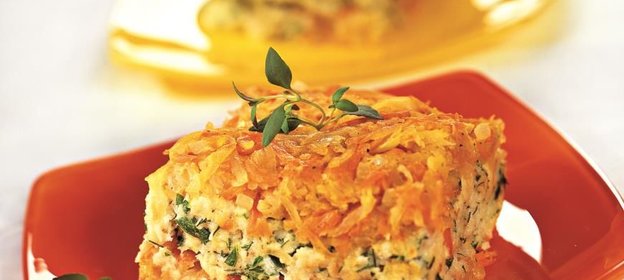 Рыбная запеканка с овощами