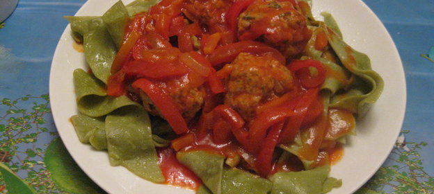 Витаминная паста с тефтелями