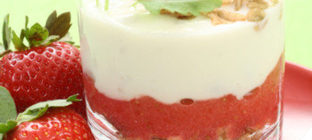 Клубничное парфе