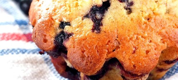 Маффины с черникой