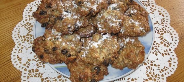 овсяное печенье с семечками и сухофруктами