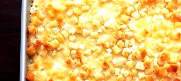 Домашняя запеканка с макаронами и сыром