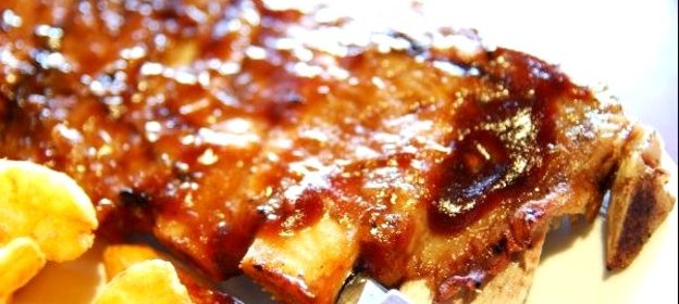 Ребра свиные в аэрогриле