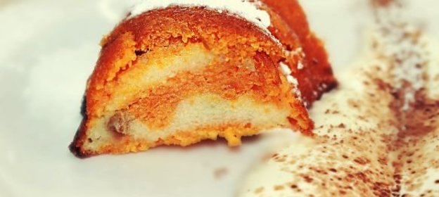 Творожно-тыквенная запеканка