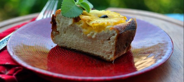Творожная запеканка с ананасом