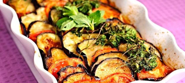 Запеканка из баклажанов с мясом
