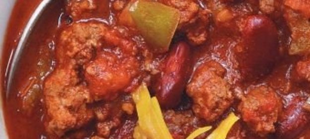 Острый мясной соус с фасолью