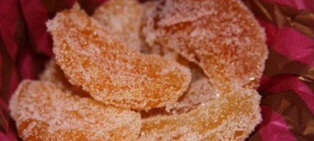 Цитрусовые дольки - конфеты домашние