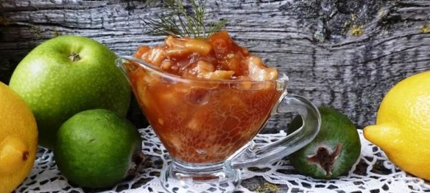 Чатни из фейхоа и помидоров