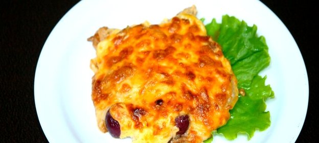 Ромштекс из курицы на сковороде