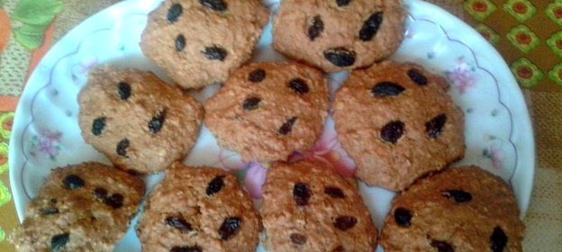 Овсяно-имбирное печенье