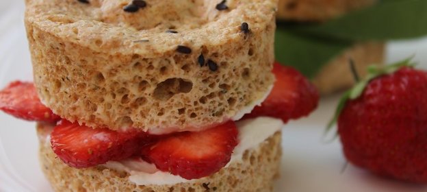 Моя идеальная булочка-хлеб без муки и масла за 3 минуты в СВЧ