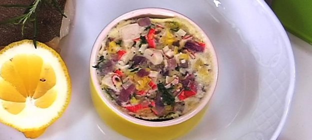 Крабовая запеканка за 15 минут