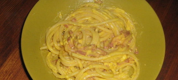 Паста (букатини) алла Карбонара