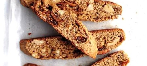 Печенье с инжиром и орехами