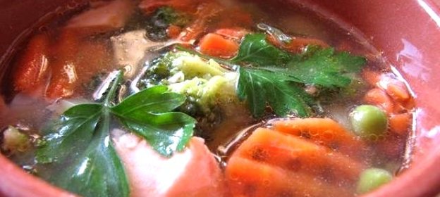 Уха с брокколи