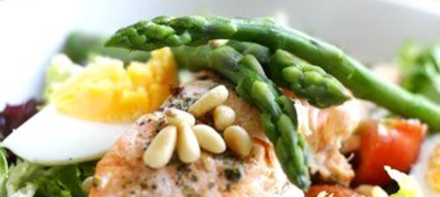 Салат из горбуши с картофелем и перцем