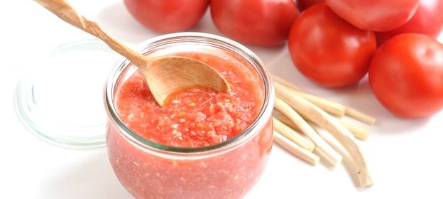 Соус из помидоров и чеснока «Огонек»