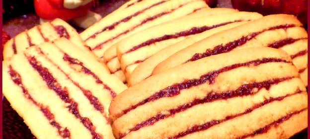 Печенье КЛЮКВЕННЫЕ ПОЛОСКИ