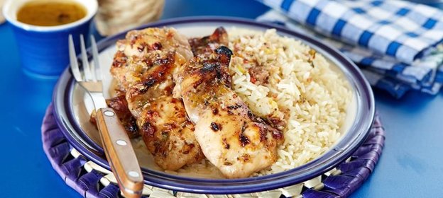 Хрустящая лимонная курица