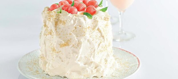 Свежий арбузный торт