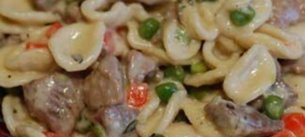 Паста орекьетте с индейкой