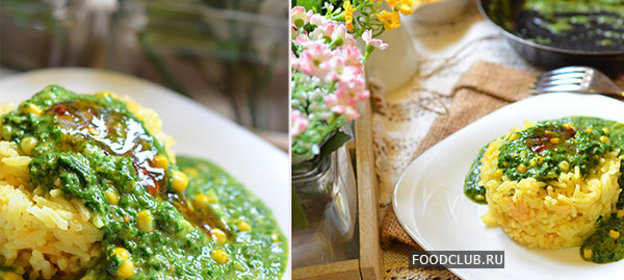 Соус со шпинатом