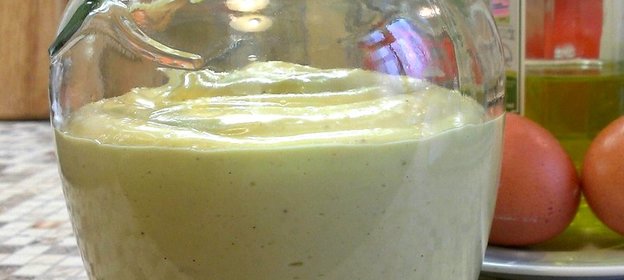 Домашний майонез на оливковом масле и лимоне