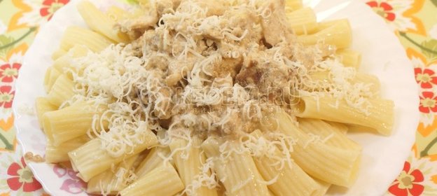 Макароны с курочкой