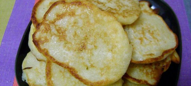 Оладьи с манной крупой