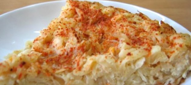 Постная запеканка из капусты