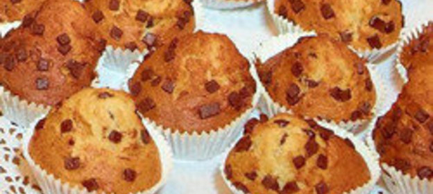 Маффины классические (с кусочками шоколада) dr. oetker