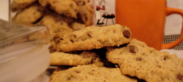 Печенье с миндалём и грецким орехом