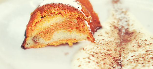 Творожно-тыквенная запеканка