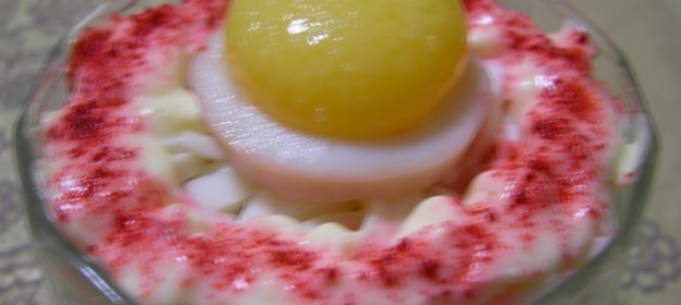 Салат с кальмарами