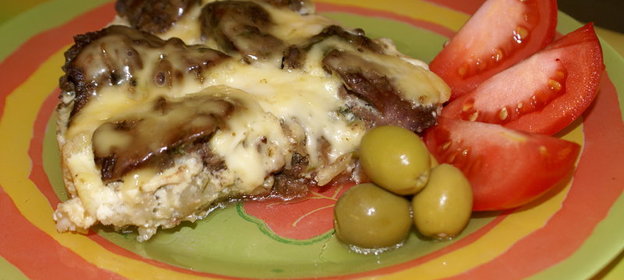 Запеканка из цветной капусты и куриной печени